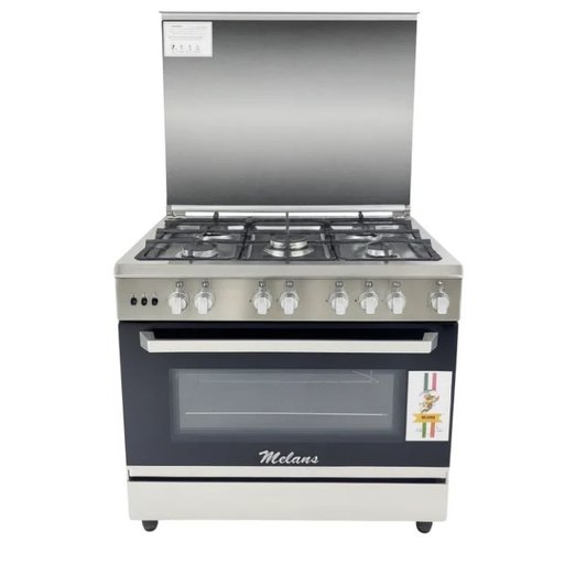 طباخ ميلانو الايطالي موديل F99NC-S حجم 90×60 خمس مشاعل Milano Italian cooker, model F99NC-S, size 90×60, five burners