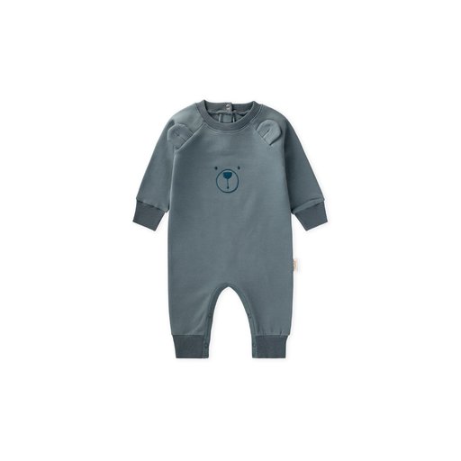 أوفرول أطفال بتطريز دب - أخضر فاتح (0-3 سنوات) Baby Bear Embroidered Jumpsuit - Light Green (0-3 Years)