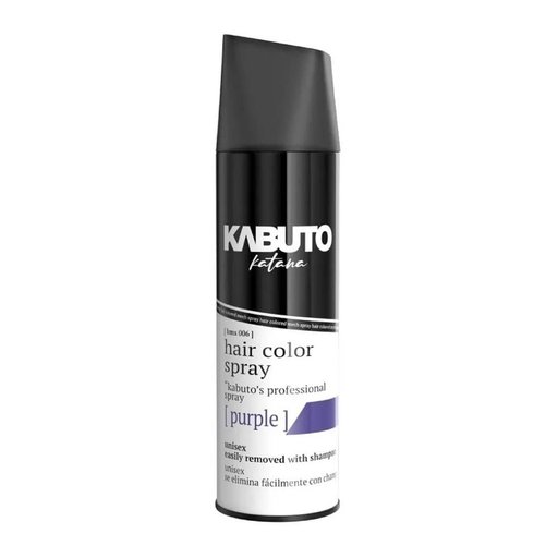 بخاخ شعر ملون كابوتو Kabuto بحجم 150ml – بنفسجي Kabuto Colored Hair Spray - 150ml - Purple