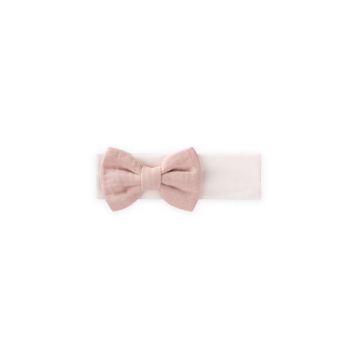Baby Headband with Bow - Powder Pink