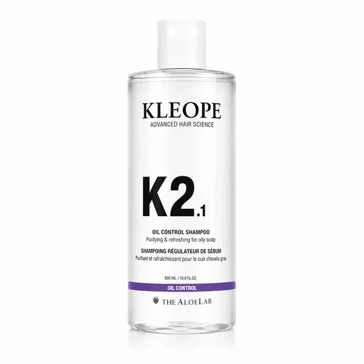 كليوب K2.1 شامبو التحكم بالدهون وتنقية فروة الرأس الدهنية KLEOPE K2.1 Oil Control Shampoo