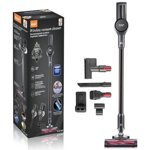 مكنسة شحن عمودية راف R.8740 RAF R.8740 Cordless Stick Vacuum Cleaner 120W