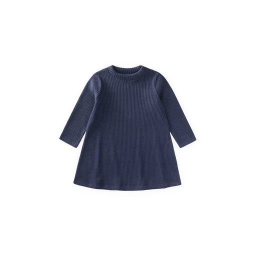 تونيك أطفال فضفاض كحلي 2-10 سنوات Kids' Draped Tunic 2-10 Years - Navy Blue