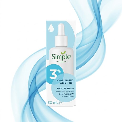 سيروم سيمبل (Simple 3% Hyaluronic Acid + B5): Simple 3% Hyaluronic Acid + B5