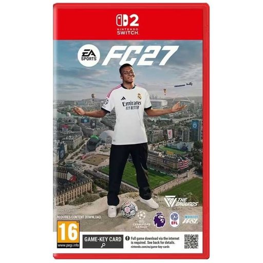 لعبة إي أيه سبورتس إف سي 27 لجهاز نينتندو سويتش 2 (بطاقة مفتاح تحميل رقمي) EA SPORTS FC 27 Game-Key Card for Nintendo Switch 2