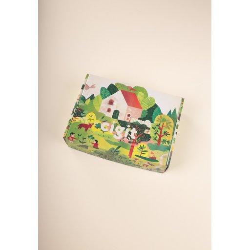 صندوق هدايا مزخرف للبنات 17*24 سم Patterned Gift Box 17*24 cm - For Girls