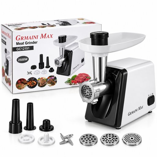 مفرمة لحم كهربائية جرماني ماكس 2500 واط – موديل GC12191 Grmaini Max Electric Meat Grinder 2500W – GC12191