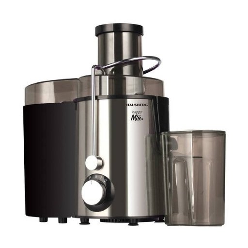 عصارة طرد مركزي هاوسبيرغ Hausberg بقوة 600W – ستانلس ستيل Hausberg HB-7645IN Centrifugal Juicer - 600W - Stainless Steel