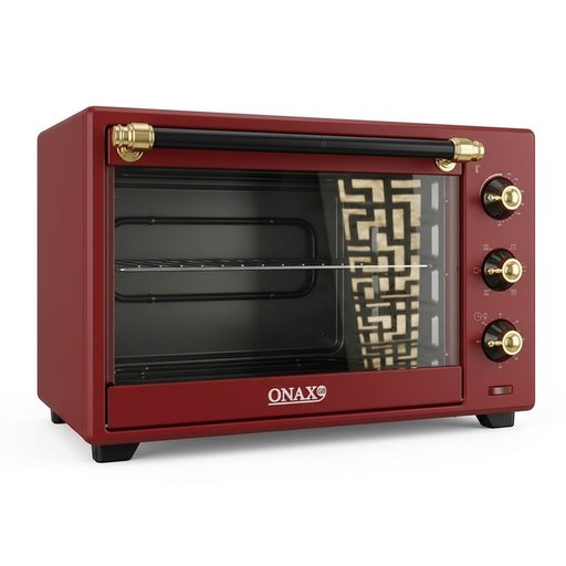 فرن كهربائي أونكس أسود (ONAX) سعة 50 لتر , 2000 واط موديل DB-50L  Onax Black Electric Oven (ONAX) 50L, 2000W, Model DB-50L