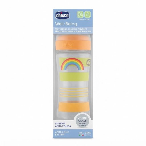 رضاعة شيكو ويل بينج الزجاجية Chicco well-being glass bottle