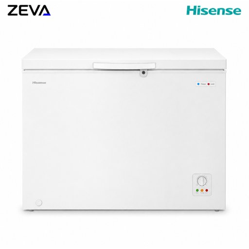 مجمدة هايسنس أفقية 10 قدم بسعة 250 لتر مع تقنية Inverter والتبريد المباشر والتحكم الميكانيكي بالحرارة Hisense 10ft 250L Inverter Chest Freezer with Direct Cooling and Mechanical Temperature Control