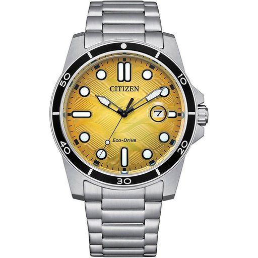 ساعة يدوية سيتيزن  ستانلس ستيل فضي Citizen wristwatch