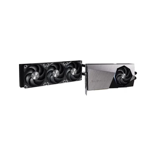 بطاقة شاشة إم إس إي جيفورس RTX 5080 سوبريم ليكويد إس أوه سي بسعة 16 جيجابايت GDDR7 (تبريد مائي) MSI GeForce RTX 5080 16G SUPRIM LIQUID SOC GDDR7 Graphics Card