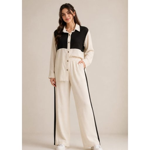طقم نسائي قميص وبنطرون Women’s Shirt and Pants Set