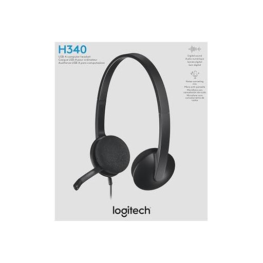 لوجيتك سماعة رأس USB طراز H340 Logitech H340 USB Headset