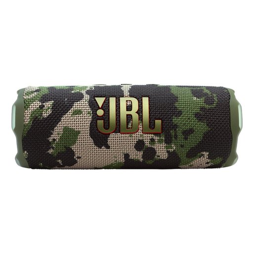 سماعة جي بي إل فليب 7 بلوتوث محمولة مقاومة للماء والغبار – تمويه عسكري (Squad) JBL Flip 7 Portable Waterproof Speaker Squad