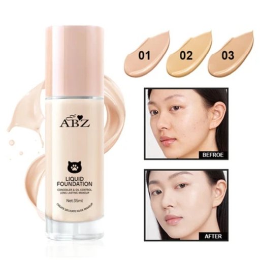 فونديشن ABZ |  كريم أساس وخافي للعيوب رهيب ABZ Flawless Liquid Foundation