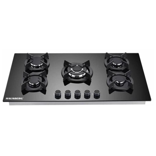 شفاط مطبخ هرمي يثبت على الحائط هاوسبيرغ Hausberg 60 سم – أسود Hausberg HB-569NG Wall-Mounted Pyramid Cooker Hood - 60cm - Black