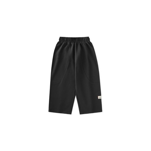 بنطلون رياضي للأولاد مبطن بالصوف 3-10 سنوات - أسود Boys' Fleece Lined Sweatpants 3-10 Years - Black