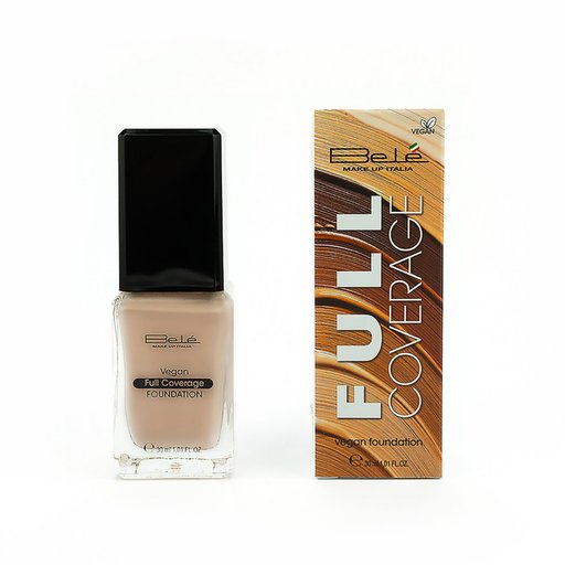 كريم أساس نباتي بتغطية كاملة من بيلِه Vegan Full Coverage Foundation – Belé Cosmetics