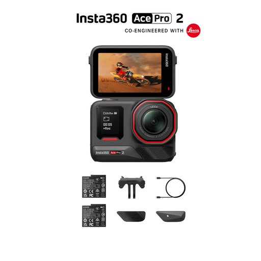 كاميرا أكشن Insta360 Ace Pro 2 باقة Standard Insta360 Ace Pro 2 Standard Bundle