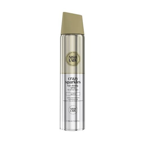 نيش ليدي خاخ لإضفاء اللمعان والبريق على الشعر NISH LADY Crazy Sparkles Hair Shining Spray