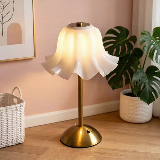 تيبل لامب رأس وردة – طراز فرنسي Rose Head Table Lamp – French Style