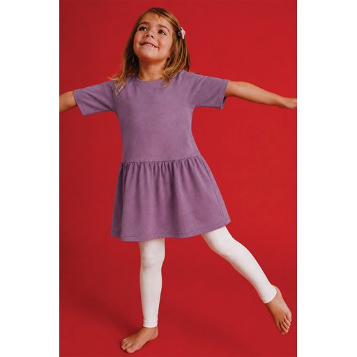تونيك أطفال قطن 100% بنفسجي - 5-12 سنة Kids Tunic 100% Cotton Purple - 5-12 Years