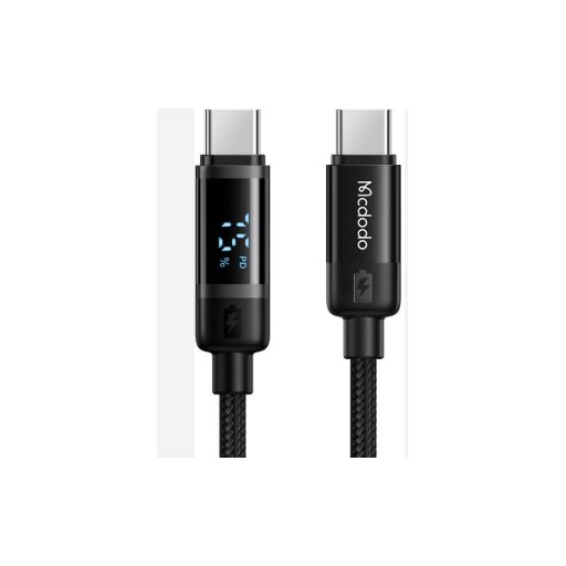 كابل بيانات MC Digial Display UCB-C إلى USB-C 60 واط بطول 1.2 متر MC Digial Display UCB-C to USB-C 60W Data Cable 1.2m