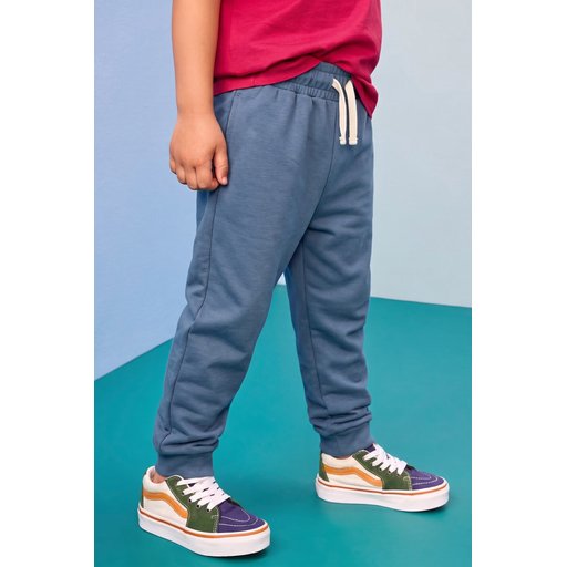 طقم ترنج أطفال أساسي موسمي من 2-10 سنوات - أزرق نيلي Seasonal Basic Kids Tracksuit 2-10 Years - Indigo Blue