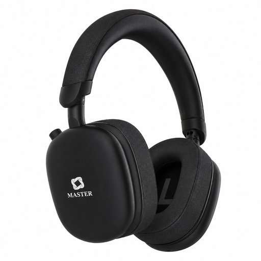 سماعة ماستر بخاصية إلغاء الضوضاء (ANC) – أسود Master ANC Wireless Headphones-Black