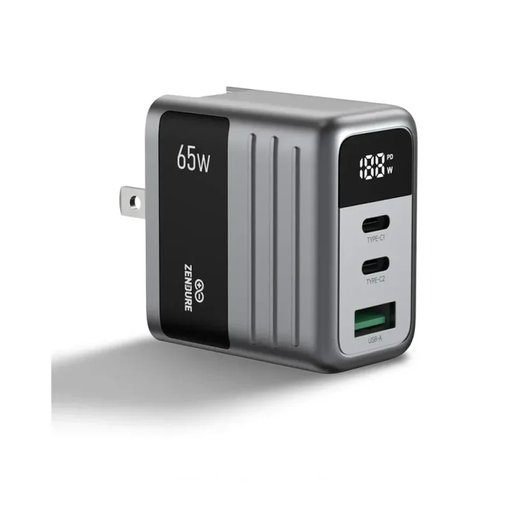 شاحن الجدار العالمي زنـدور باسبرت 65 واط بتقنية GaN Zendure Passport 65W GaN Global Travel Wall Charger