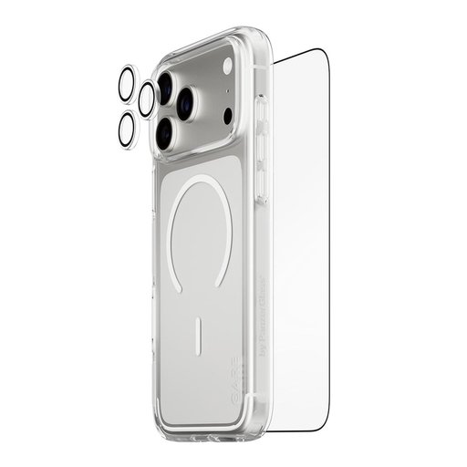 حزمة حماية فاخرة Explorer ثلاثية (3-في-1) للايفون 17برو ماكس PanzerGlass® | CARE by PanzerGlass® 3-in-1 Flagship Explorer Bundle iPhone 17 Pro Max