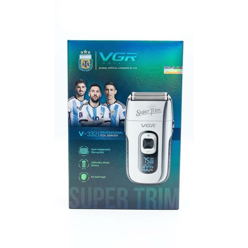 ماكينة حلاقة وتنعيم احترافية VGR V-332 (إصدار منتخب الأرجنتين AFA) VGR Voyager V-332 Professional Foil Shaver (AFA Edition)