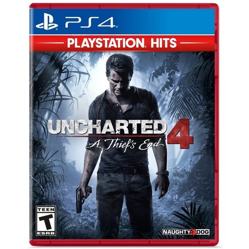 قرص لعبة أنشارتد 4: نهاية لص إصدار بلايستيشن هيتس لجهاز بلايستيشن 4 Uncharted 4: A Thief's End - PlayStation Hits Game Disc for PS4