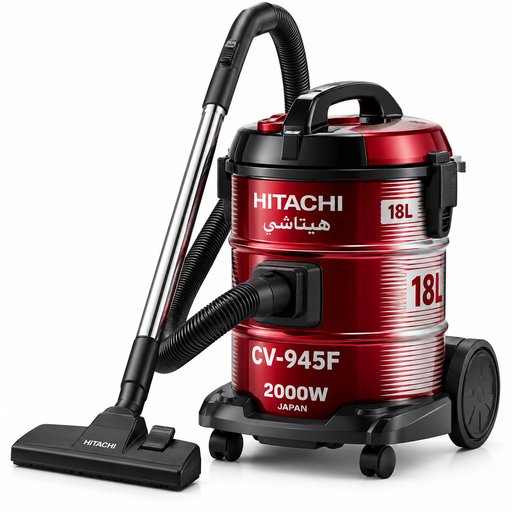 مكنسة كهربائية هيتاشي برميل موديل CV-945F Hitachi Drum Vacuum Cleaner CV-945F