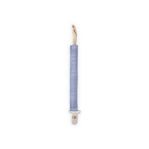 حامل لهاية أطفال قطني 23 سم - أزرق Baby Cotton Pacifier Holder 23 cm - Blue