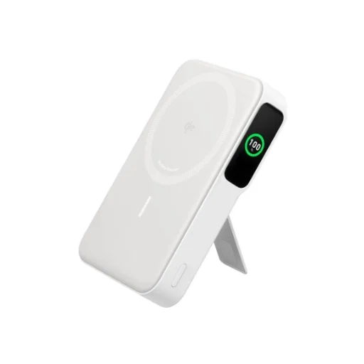 انكر - شاحن طوارئ مغناطيسي بتقنية Qi2 بقدرة 10000 مللي امبير وبقوة شحن 27 واط - ابيض Anker MagGo Qi2 Power Bank 10K mAh 27W White