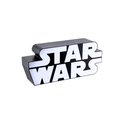 مصباح شعار ستار وورز ثلاثي الأبعاد LED للمكتب أو الحائط – بالادون Paladone Official Star Wars 3D Logo LED Wall / Desk Light
