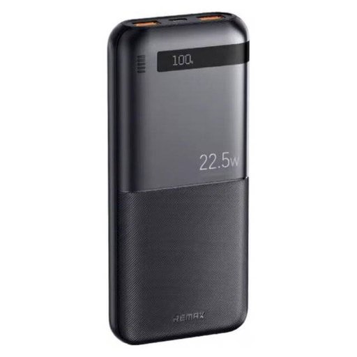 باور بانك ريماكس RPP-71 بسعة 10000 مللي أمبير مع شحن سريع، أسود Remax RPP-71 10000mAh Power Bank (Black)