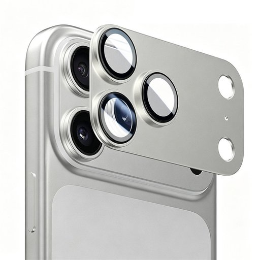 الاسم العربي: حماية عدسات كاميرا آيفون 18 برو ماكس iPhone 18 Pro Max Metal Camera Lens Protector