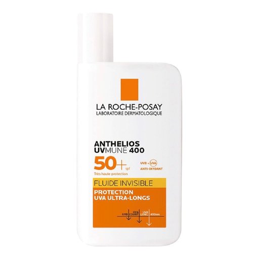 واقي الشمس السائل غير المرئي أنثيليوس UVMune 400 SPF50+ – لاروش بوزيه La Roche-Posay Anthelios UVMune 400 Invisible Fluid SPF50+