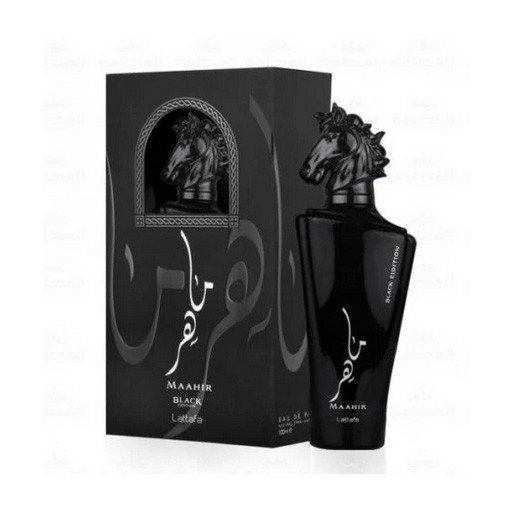 عطر لطافة ماهر بلاك أو دي بارفيوم للرجال Lattafa Maahir Black Eau De Parfum For Men