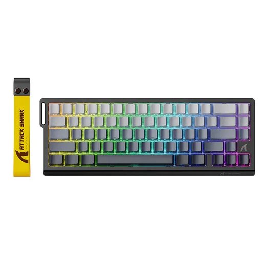 لوحة مفاتيح الألعاب المغناطيسية ATTACK SHARK X68 HE بتقنية Hall Effect – إصدار Moonlit Night Attack Shark X68 HE Magnetic Hall Effect Keyboard (Moonlit Night Edition)
