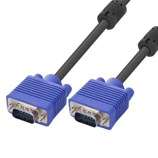 كابل VGA من AOPEN بطول 5 أمتار-210010 210010-AOPEN VGA 15-Pin Male to Male Cable 5M