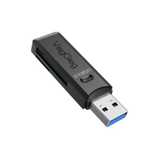 قارئ بطاقة SD و MicroSD VegGieg – USB 3.0 VegGieg V-C304 SD & MicroSD Card Reader - USB 3.0