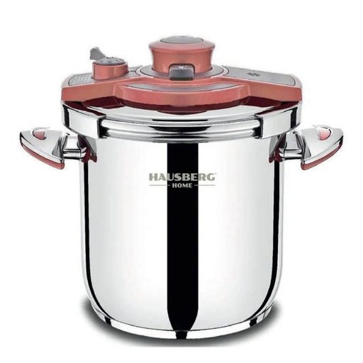 قدر ضغط هاوسبيرغ Hausberg بسعة 9L – ستانلس ستيل Hausberg HB-H 309 Pressure Cooker - 9L - Stainless Steel