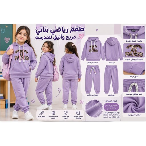 طقم ملابس داخلية حرارية للأطفال والمراهقين قطعتين 912541 Kids' and Teens' Thermal Underwear Set – 2 Pieces 912541