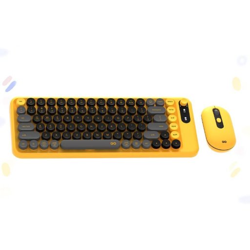 ماوس + كيبورد كيمنك فانتك combo wk899 اصفر fantech combo wk899 yellow