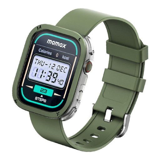 ساعة موماكس الذكية باللون الاخضر Momax 1-Wear+ Smart Watch (Green)